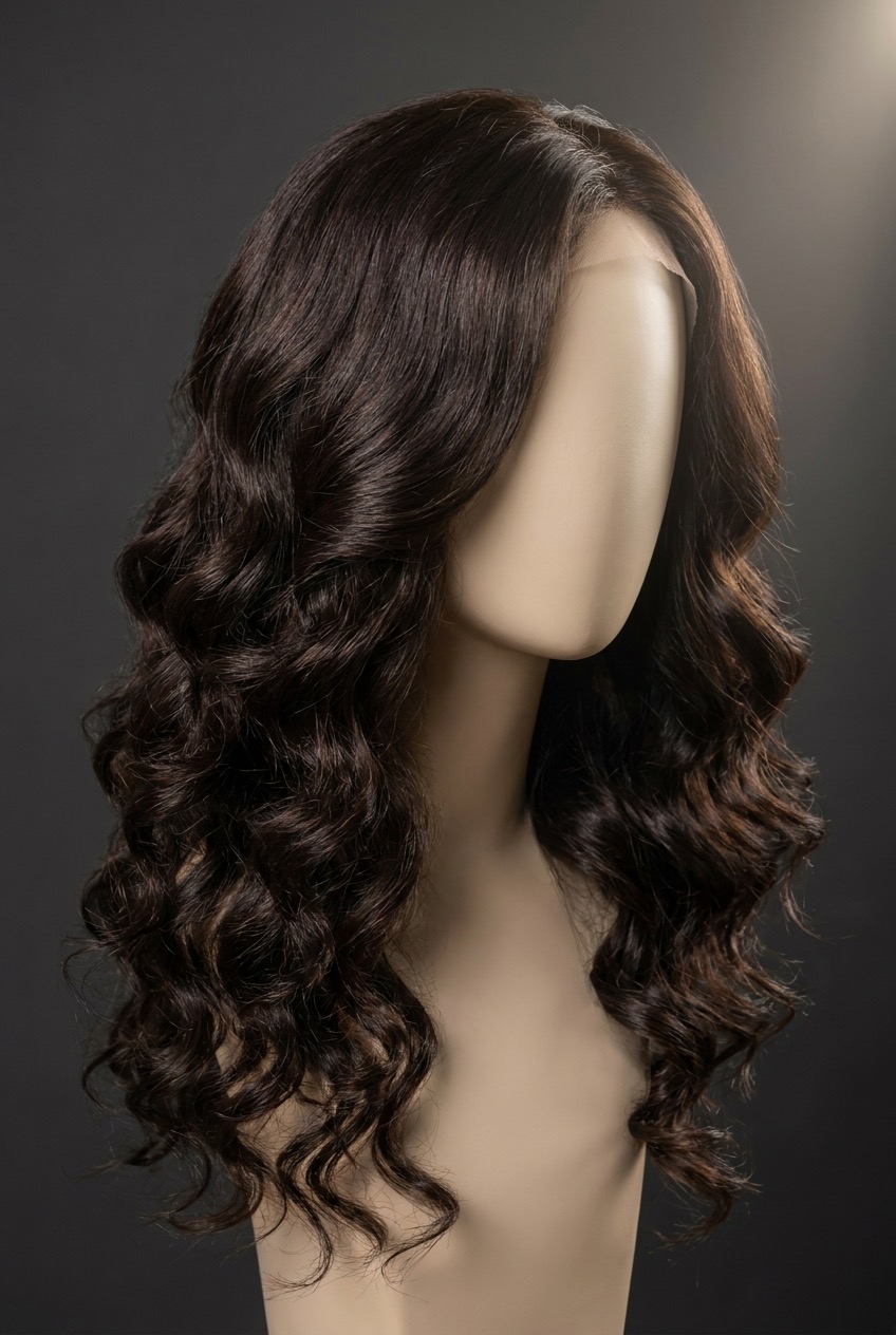 Loose curly wig — soft bouncy large curls for glamorous styling
