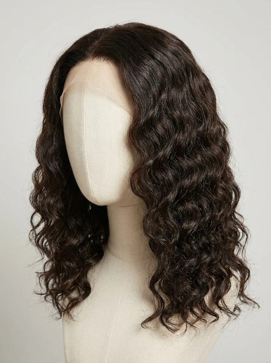 SW-DW-002 Deep Wave 13x4 Lace Front medium length 16-20 inch