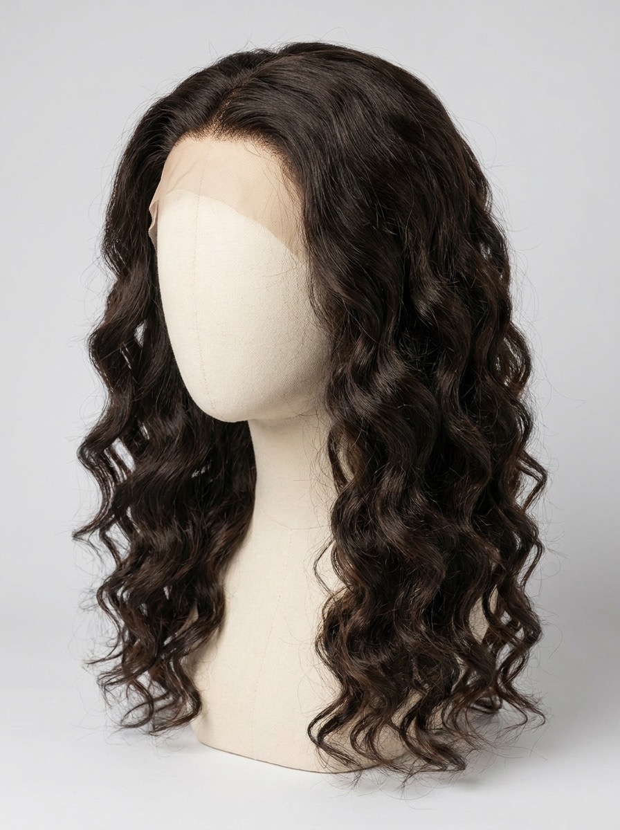 Full lace water wave wig HD lace 200% density wholesale