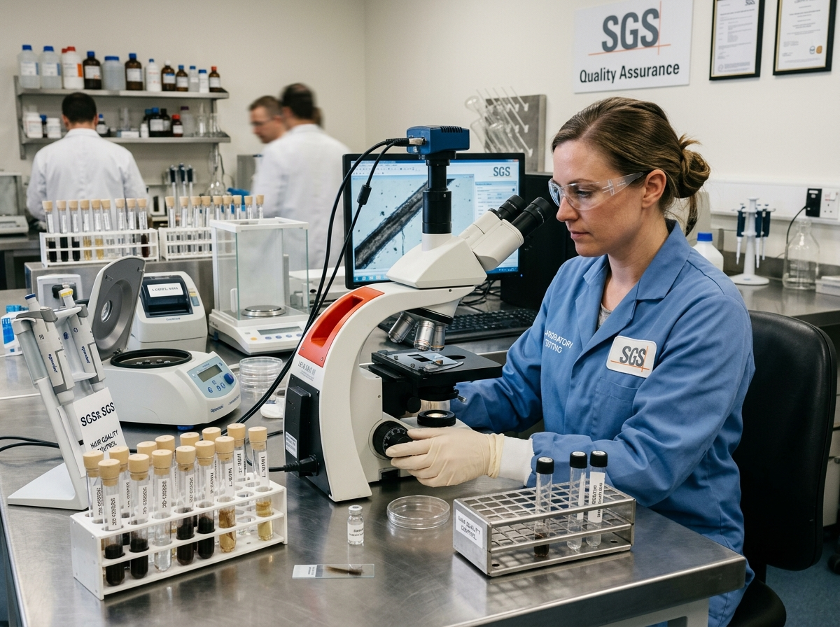 SGS laboratory quality testing