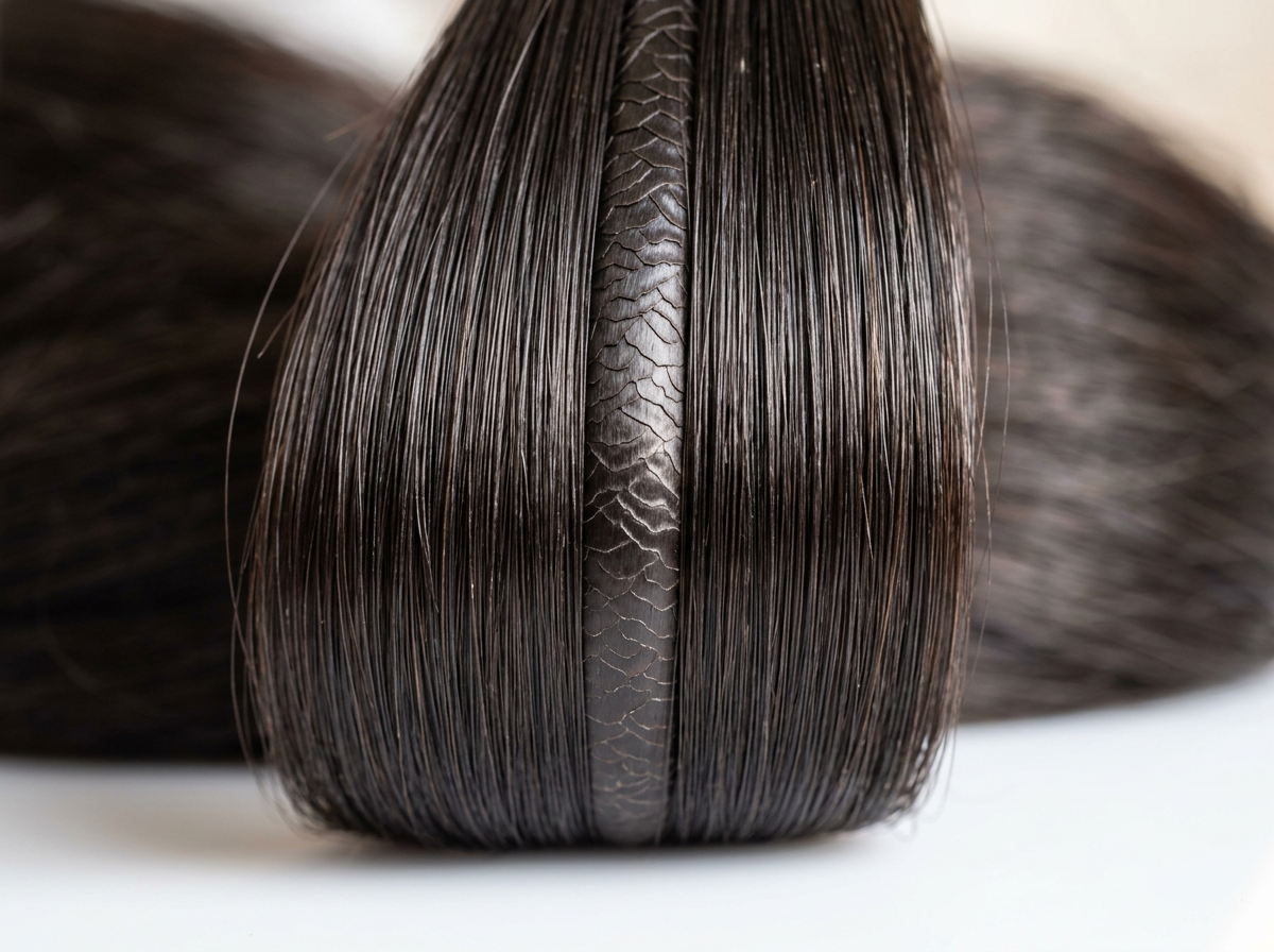 100% virgin cuticle-aligned human hair