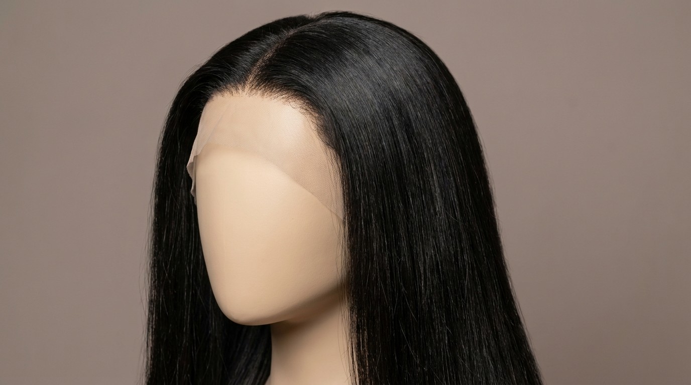 Wholesale lace front wigs - HD lace front wig on mannequin with invisible hairline