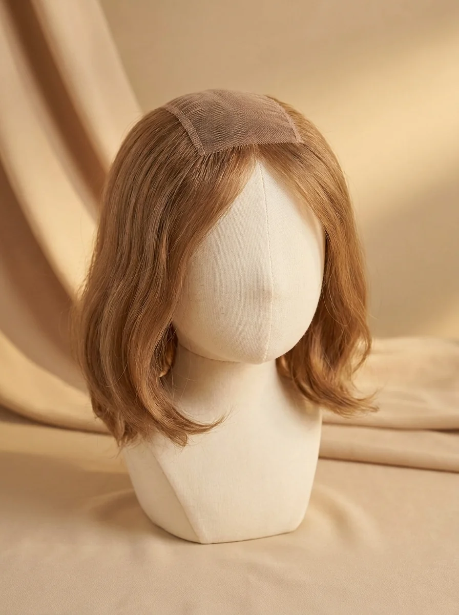 SW-MED-PED-02 Pediatric Silk Top Wig lighter weight for children
