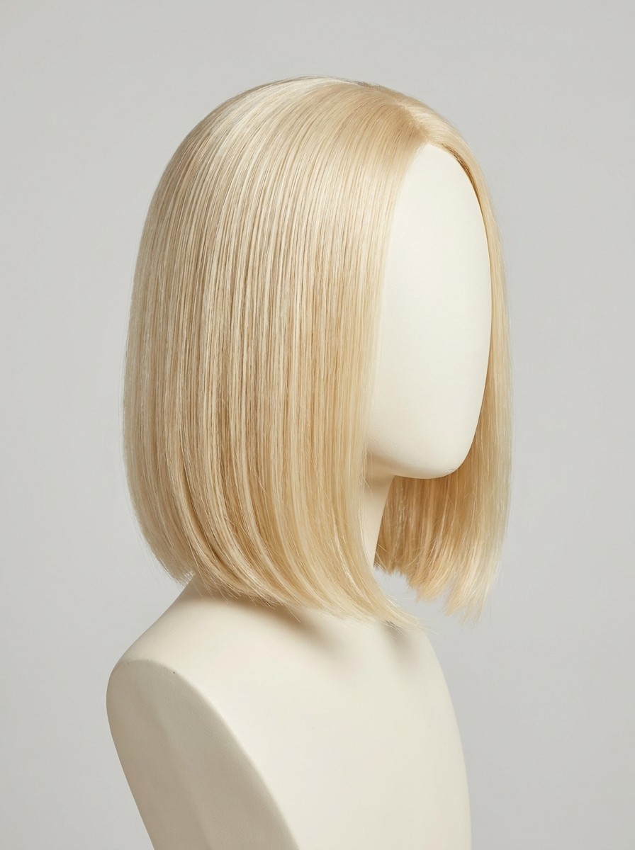 Raw 613 platinum blonde straight bob