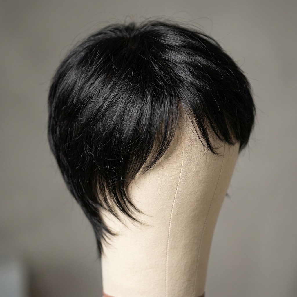 Ultra-short pixie cut wig, textured layers
