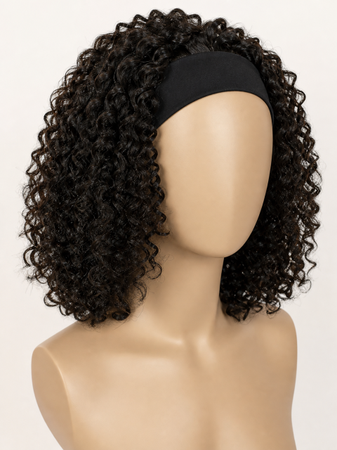 SW-JC-003 Jerry Curl Headband Wig wholesale