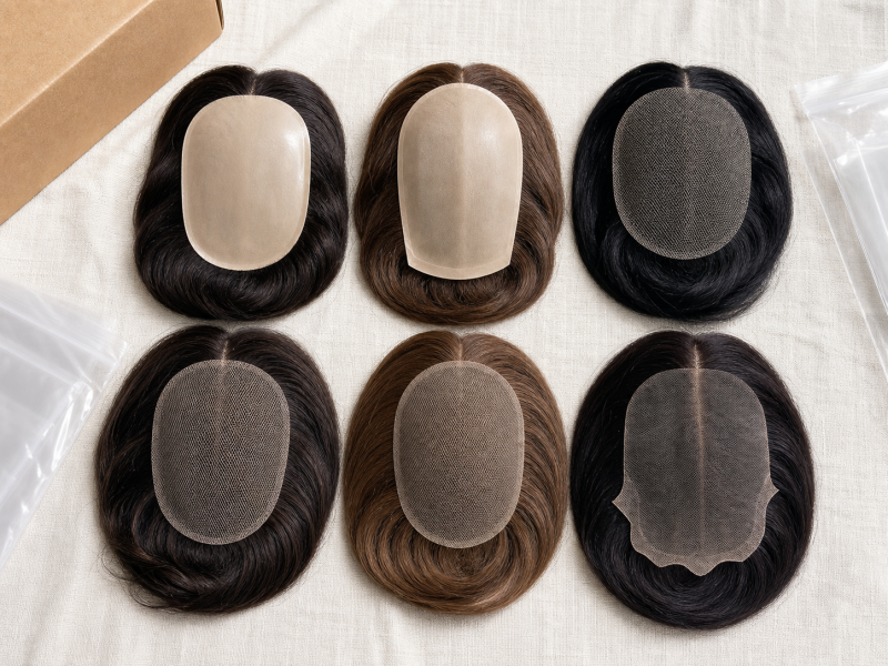 Salon Starter Kit - 6 mixed hair toppers