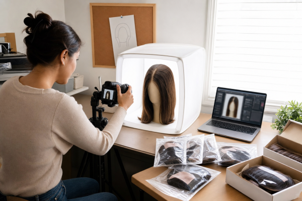 E-commerce retailer listing hair toppers online