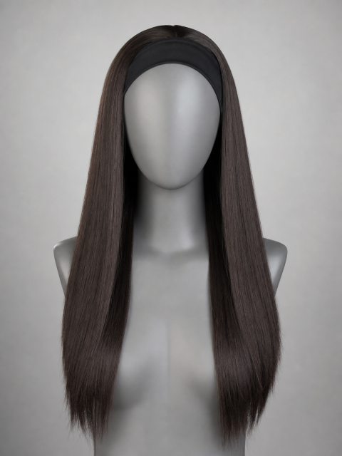 Synthetic straight headband wig wholesale